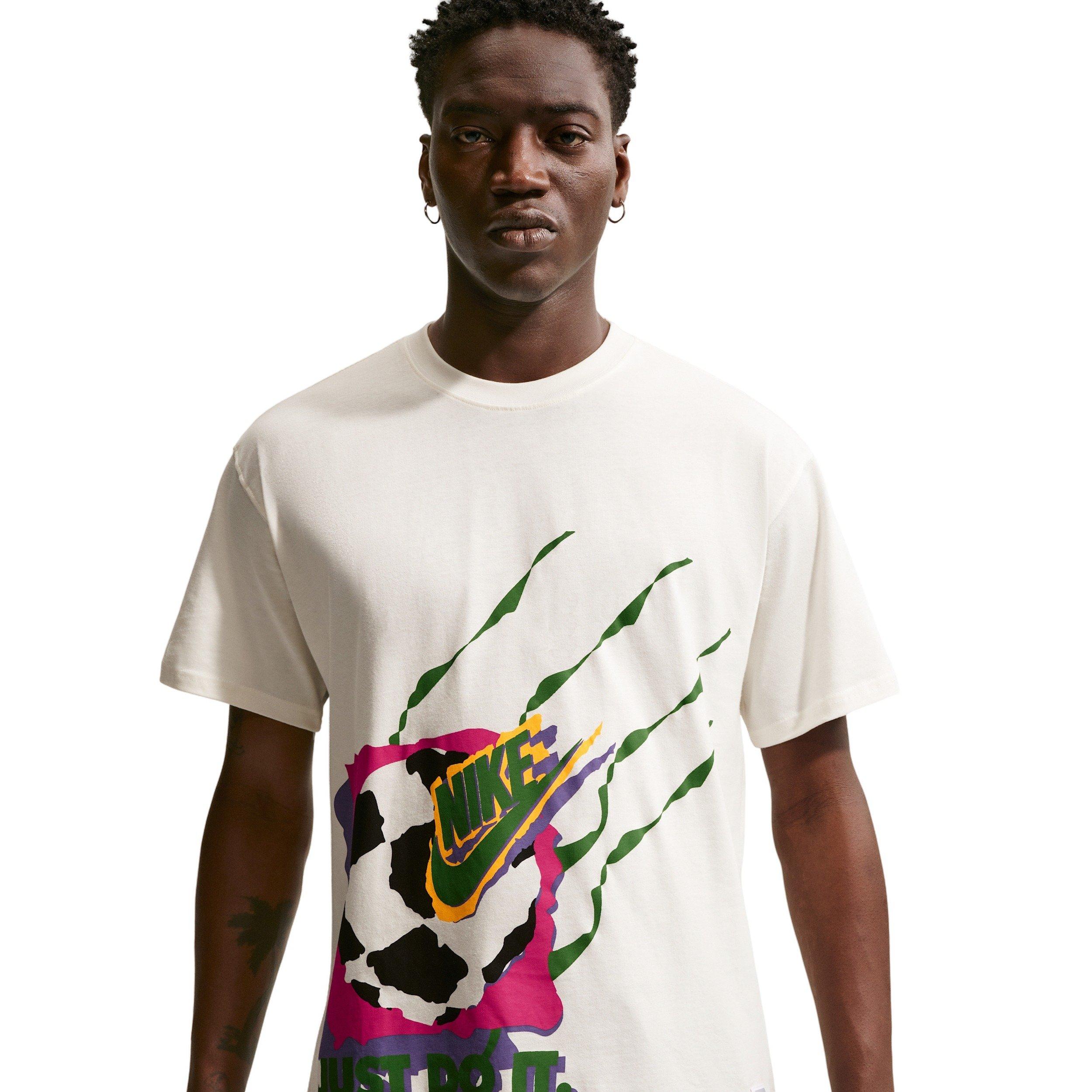 Nike Men's Sportswear Short-Sleeve Max90 DNAR 7 T-Shirt - WHITE